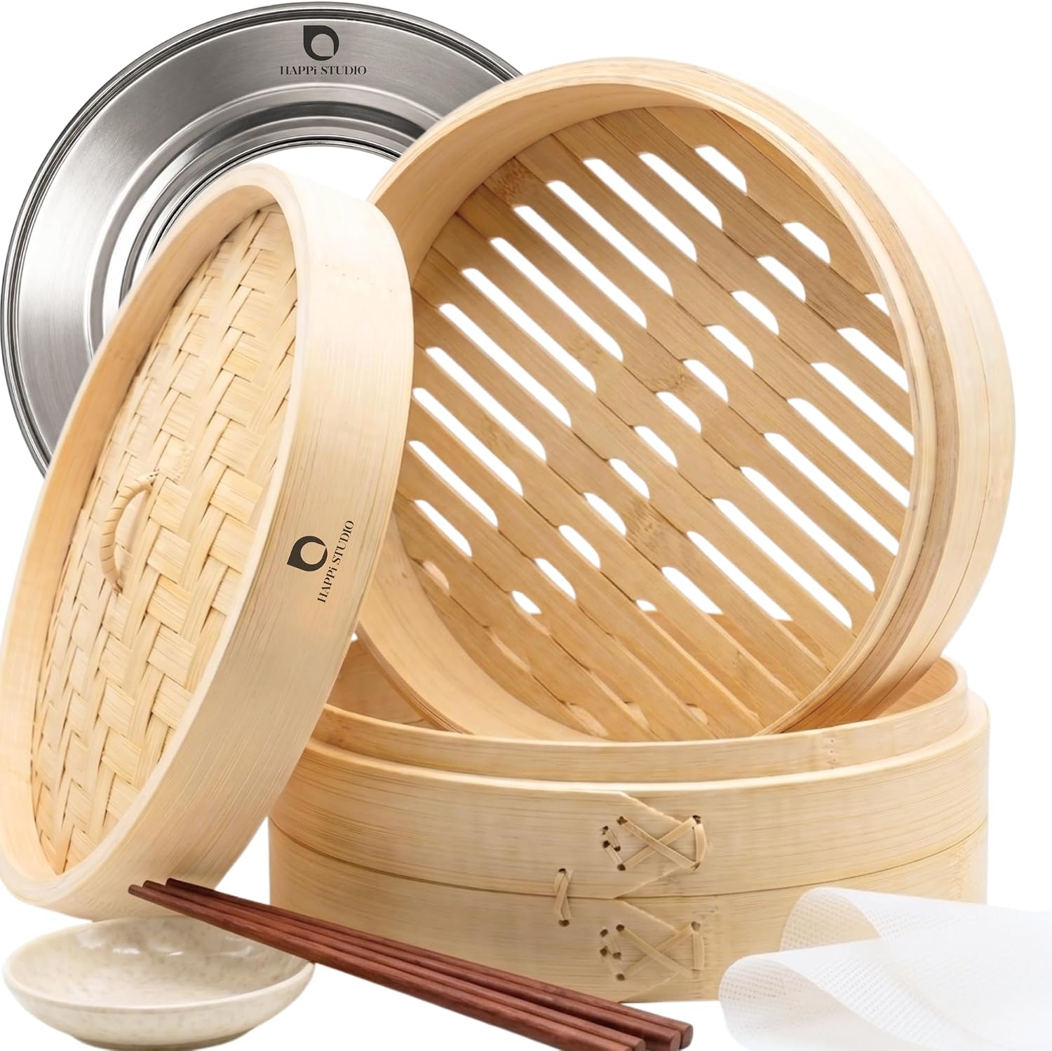 Bamboo Steamer Set