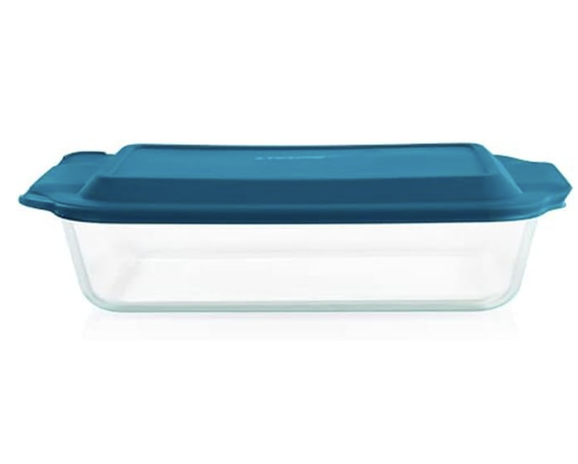 pyrex deep 13x9 casserole dish with lid