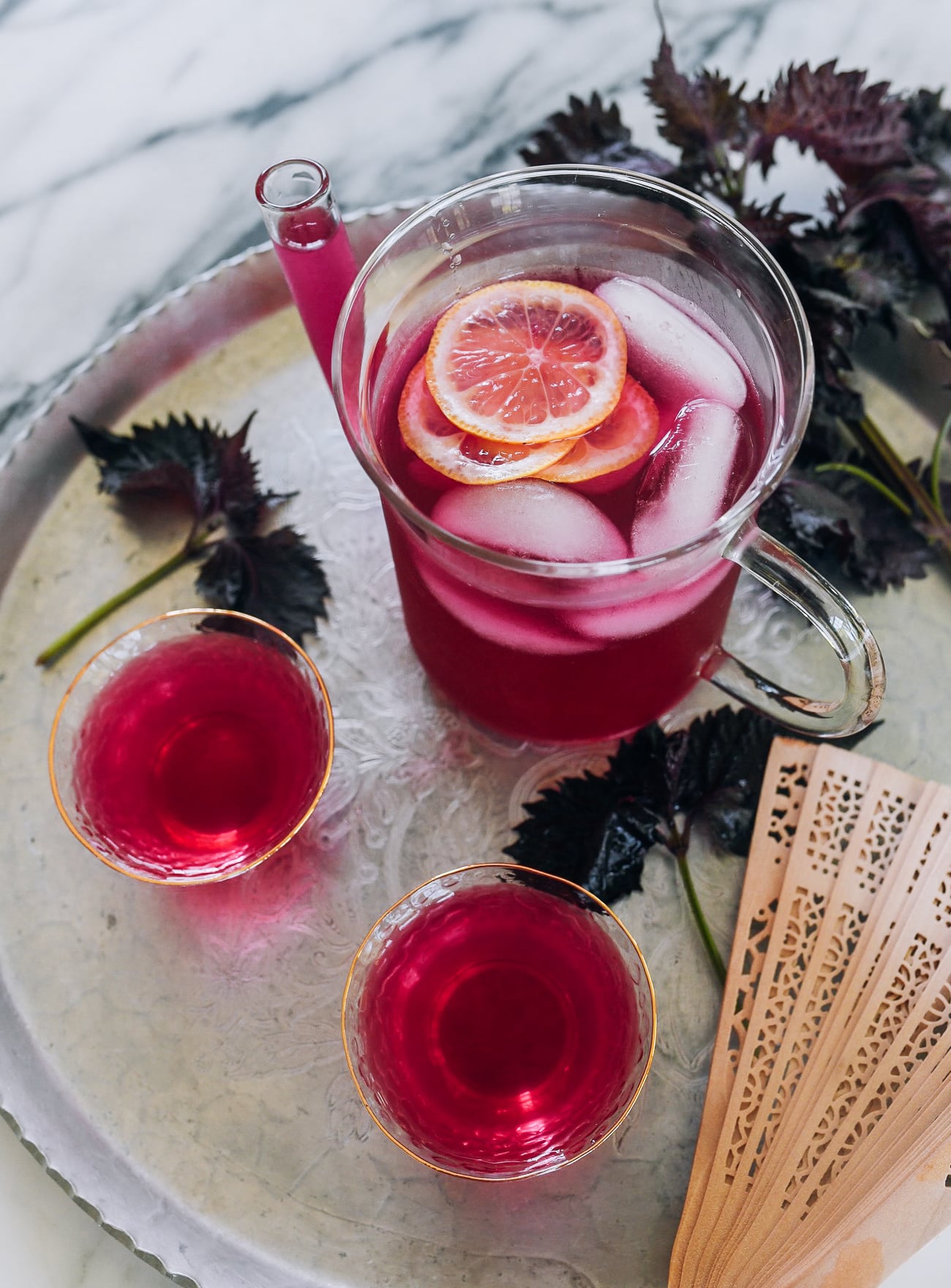 Shiso Drink (Natural Pink Lemonade!)